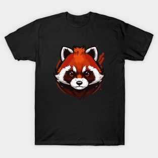 Graffiti Paint Red Panda Creative T-Shirt